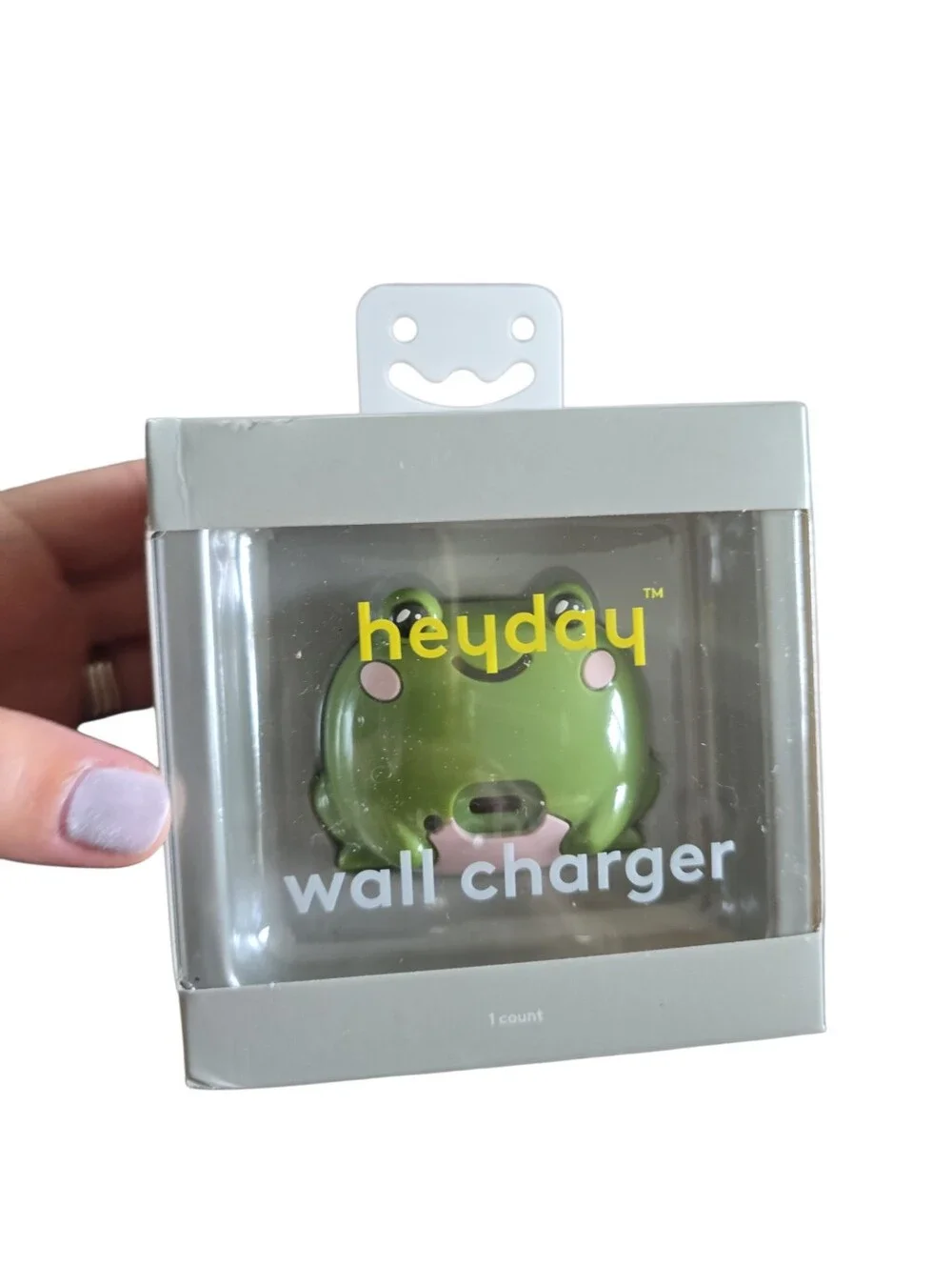 Heyday Frog USB-C Wall Charger Cute Green Fast Charger NWT‎